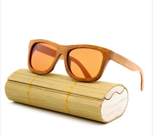 New fashion Products Men Women Glass Bamboo Sunglasses au Retro Vintage Wood Lens Wooden Frame Handmade - CelebritystyleFashion.com.au online clothing shop australia