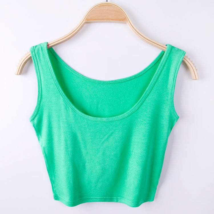 Women Tank Crop Top Short Vest Womens Sexy Camisole Bustier Crop Top cropped Camisa Feminina - CelebritystyleFashion.com.au online clothing shop australia