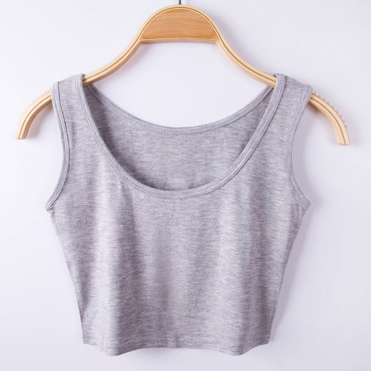 Women Tank Crop Top Short Vest Womens Sexy Camisole Bustier Crop Top cropped Camisa Feminina - CelebritystyleFashion.com.au online clothing shop australia