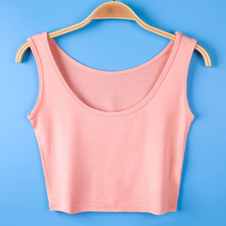 Women Tank Crop Top Short Vest Womens Sexy Camisole Bustier Crop Top cropped Camisa Feminina - CelebritystyleFashion.com.au online clothing shop australia