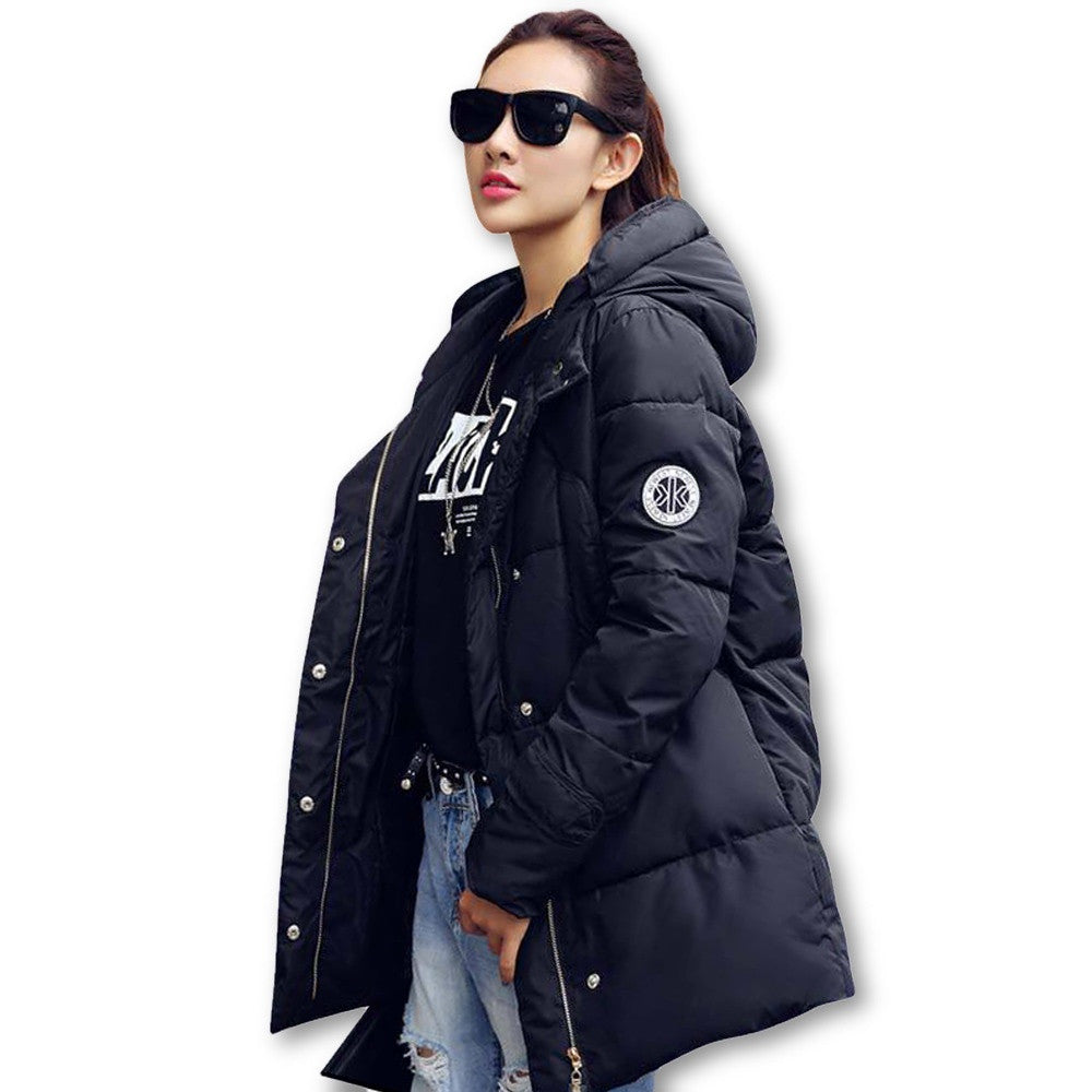 Long Parkas Female Women Winter Coat Thickening Cotton Winter Jacket Womens Outwear Parkas for Women Winter Outwear-Dollar Bargains Online Shopping Australia