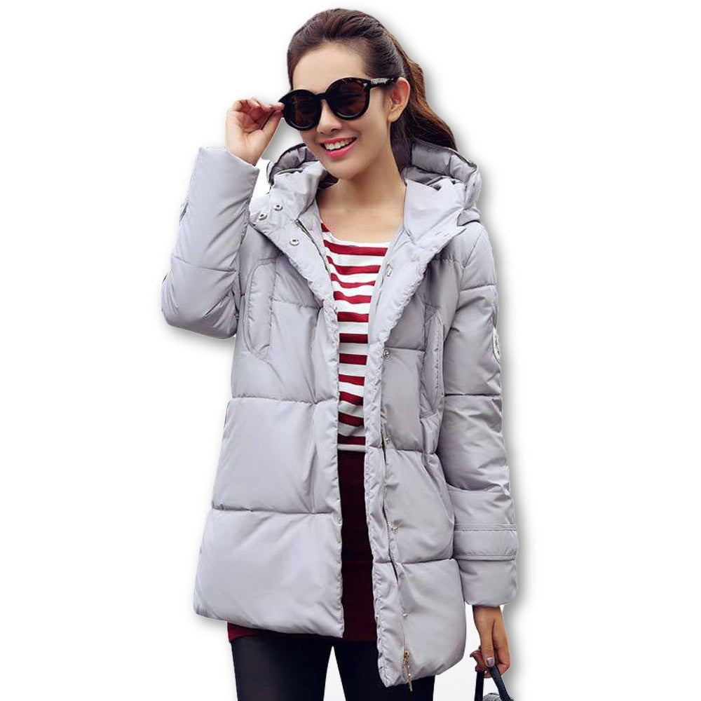 Long Parkas Female Women Winter Coat Thickening Cotton Winter Jacket Womens Outwear Parkas for Women Winter Outwear-Dollar Bargains Online Shopping Australia