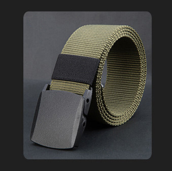 Belts Men High Quality Canvas Belt Casual belts fast dry Plastic Automatic Buckle 110-140cm-Dollar Bargains Online Shopping Australia