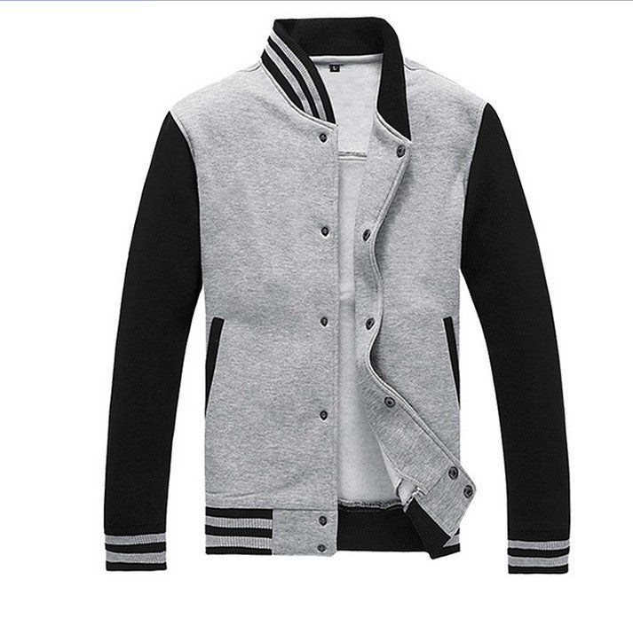 Brand Clothing Baseball Jacket Men Sweatshirt College Sportswear Jackets Casual Slim Fit Jacket Mens Clothing 10 Colors-Dollar Bargains Online Shopping Australia