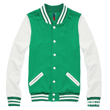 Brand Clothing Baseball Jacket Men Sweatshirt College Sportswear Jackets Casual Slim Fit Jacket Mens Clothing 10 Colors-Dollar Bargains Online Shopping Australia