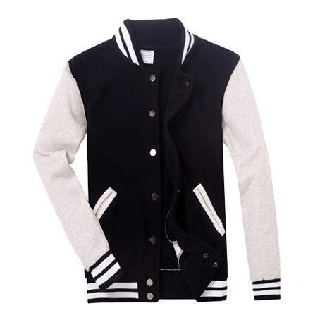Brand Clothing Baseball Jacket Men Sweatshirt College Sportswear Jackets Casual Slim Fit Jacket Mens Clothing 10 Colors-Dollar Bargains Online Shopping Australia