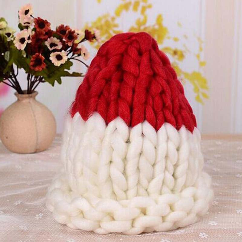 Women Winter Warm Hat Handmade Knitted Coarse Lines Cable Hats Knit Cap Candy Color Beanie Crochet Caps Women Accessories - CelebritystyleFashion.com.au online clothing shop australia