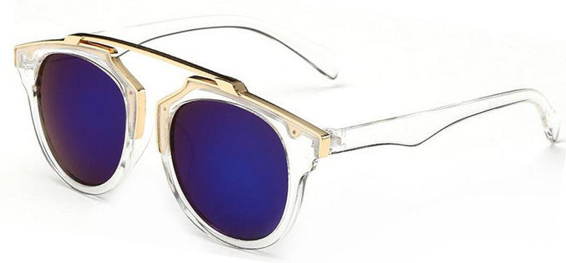 High quality women brand designer sunglasses round mirrored shades cat eye glasses ss206 - CelebritystyleFashion.com.au online clothing shop australia