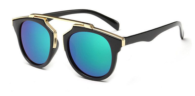 High quality women brand designer sunglasses round mirrored shades cat eye glasses ss206 - CelebritystyleFashion.com.au online clothing shop australia