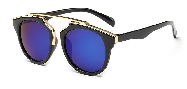 High quality women brand designer sunglasses round mirrored shades cat eye glasses ss206 - CelebritystyleFashion.com.au online clothing shop australia