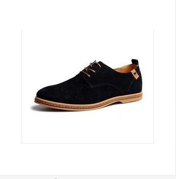 Men Flats shoes 38-48 Suede European style genuine leather Shoes Men's oxfords california casual Loafers - CelebritystyleFashion.com.au online clothing shop australia