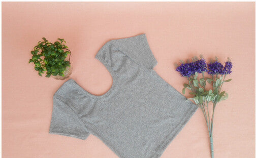 U neck Sexy Crop Top Ladies Short Sleeve T Shirt Tee Short T-shirt Basic Stretch T-shirts-Dollar Bargains Online Shopping Australia