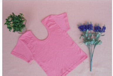 U neck Sexy Crop Top Ladies Short Sleeve T Shirt Tee Short T-shirt Basic Stretch T-shirts-Dollar Bargains Online Shopping Australia