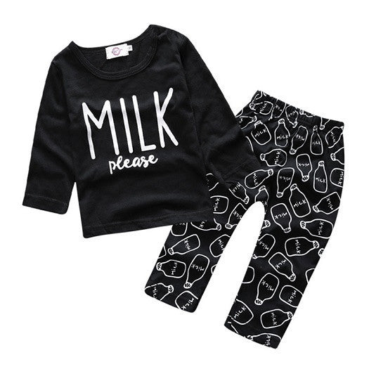 girl & boys clothes set long sleeve+Pants owl pattern set of clothes newborn baby suit children clothing - CelebritystyleFashion.com.au online clothing shop australia