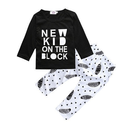 girl & boys clothes set long sleeve+Pants owl pattern set of clothes newborn baby suit children clothing - CelebritystyleFashion.com.au online clothing shop australia