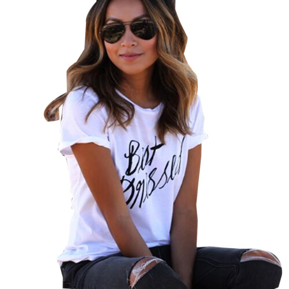 Making Magic Happen Print Letter T Shirt Women Top tshirt Women T Shirt Casual tshirt Tee Femme Summer Vogue T-shirt-Dollar Bargains Online Shopping Australia