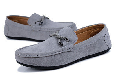 Casual Twisted Men Shoes Comfortable Men Loafers Driving Slip-on Solid Flock Flat Shoes XMR943-Dollar Bargains Online Shopping Australia