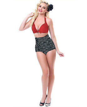Push up High Waist Swimsuit Women Bathing Suit Padded Bikini set Retro Beachwear Plus Size Swimwear - CelebritystyleFashion.com.au online clothing shop australia
