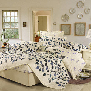 Bedding set 6pcs duvet doona quilt fitted cover ned sheet 100% cotton king queen full twin size bedclothes linens-Dollar Bargains Online Shopping Australia