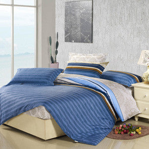 Bedding set 6pcs duvet doona quilt fitted cover ned sheet 100% cotton king queen full twin size bedclothes linens-Dollar Bargains Online Shopping Australia