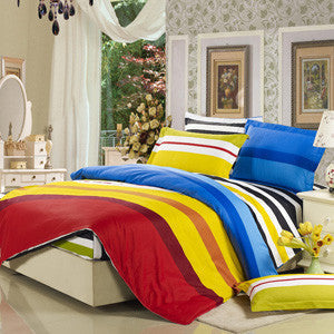 Bedding set 6pcs duvet doona quilt fitted cover ned sheet 100% cotton king queen full twin size bedclothes linens-Dollar Bargains Online Shopping Australia