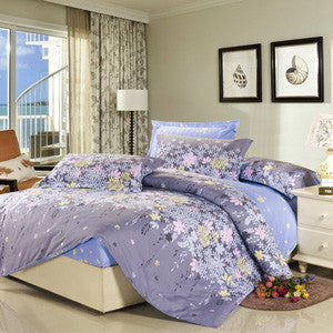 Bedding set 6pcs duvet doona quilt fitted cover ned sheet 100% cotton king queen full twin size bedclothes linens-Dollar Bargains Online Shopping Australia