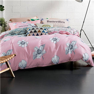 Bedding set 6pcs duvet doona quilt fitted cover ned sheet 100% cotton king queen full twin size bedclothes linens-Dollar Bargains Online Shopping Australia