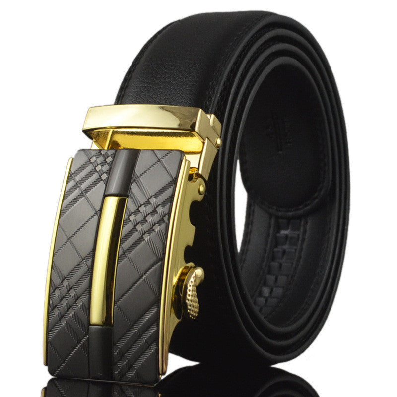 Business Belts For Men Ceinture Luxury Genuine Leather Belt Buckle Wide Belt Fashion Jeans Men Brand Pants Strap 130cm Q170-Dollar Bargains Online Shopping Australia