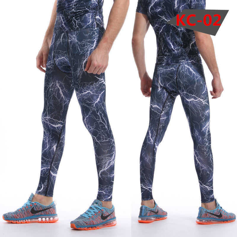 Men Compression Pants Tights Casual Bodybuilding Mans Trousers Brand Camouflage Army Green Skinny Leggings-Dollar Bargains Online Shopping Australia