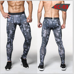 Men Compression Pants Tights Casual Bodybuilding Mans Trousers Brand Camouflage Army Green Skinny Leggings-Dollar Bargains Online Shopping Australia
