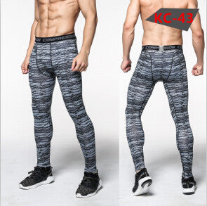 Men Compression Pants Tights Casual Bodybuilding Mans Trousers Brand Camouflage Army Green Skinny Leggings-Dollar Bargains Online Shopping Australia
