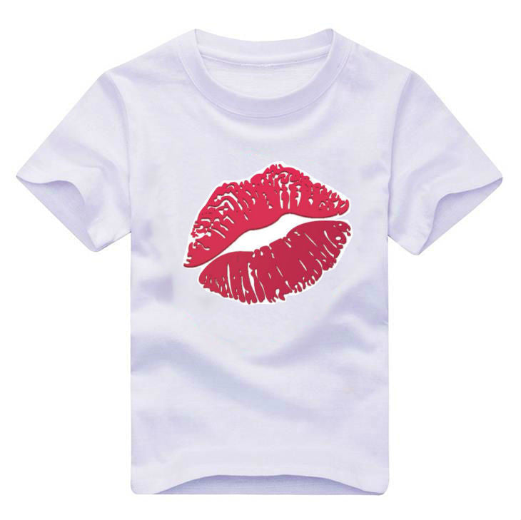 Emoji monkey alien smile lip Print Kids t shirt Boy Girl shirt Casual Children Toddler Clothes Funny Top Tees White Gift ZT-6 - CelebritystyleFashion.com.au online clothing shop australia