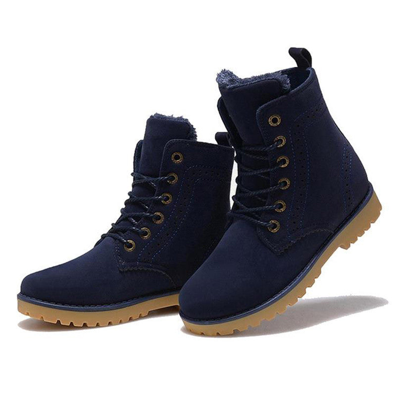 High Quality Women Boots Winter Casual Brand Warm Shoes Men Unisex Men Boots Leather Plush Fur Fashion Boots Shoes Woman - CelebritystyleFashion.com.au online clothing shop australia