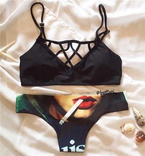 bikini push up bikini Swimwear swimsuit Women Padded biquinis Bikini Set New Swimsuit Lady Bathing suit female swimwear NK10 - CelebritystyleFashion.com.au online clothing shop australia