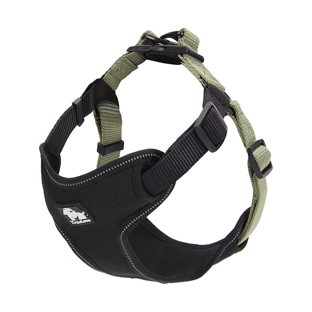 Padded Reflective Dog Harness Vest Pet Safety Nylon Dog Training Vest Adjustable For Small Medium Dog S M L-Dollar Bargains Online Shopping Australia