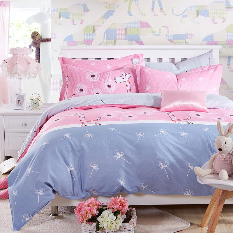 bedding set 5 size Green Spirit bedding set duvet cover set Korean bed sheet +duvet cover +pillowcase pink bed cover bed linen-Dollar Bargains Online Shopping Australia