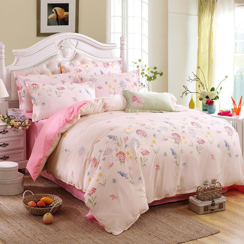 bedding set 5 size Green Spirit bedding set duvet cover set Korean bed sheet +duvet cover +pillowcase pink bed cover bed linen-Dollar Bargains Online Shopping Australia