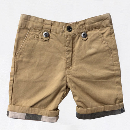 Summer boys shorts fashion short pants brand kids clothes button children clothing high quality - CelebritystyleFashion.com.au online clothing shop australia