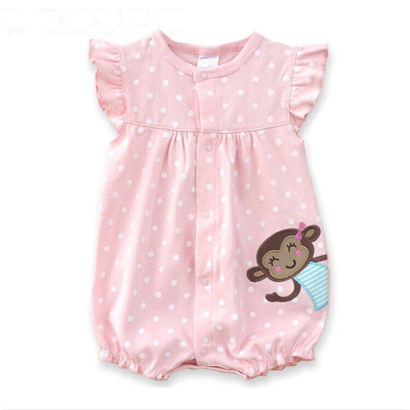 Baby Rompers Summer Baby Girls Clothing Cartoon Newborn Baby Clothes Short Sleeve Baby Girl Clothes Infant Jumpsuits - CelebritystyleFashion.com.au online clothing shop australia