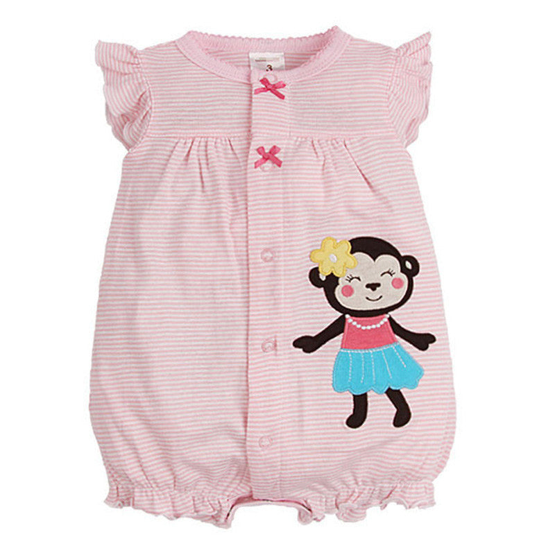 Baby Rompers Summer Baby Girls Clothing Cartoon Newborn Baby Clothes Short Sleeve Baby Girl Clothes Infant Jumpsuits - CelebritystyleFashion.com.au online clothing shop australia