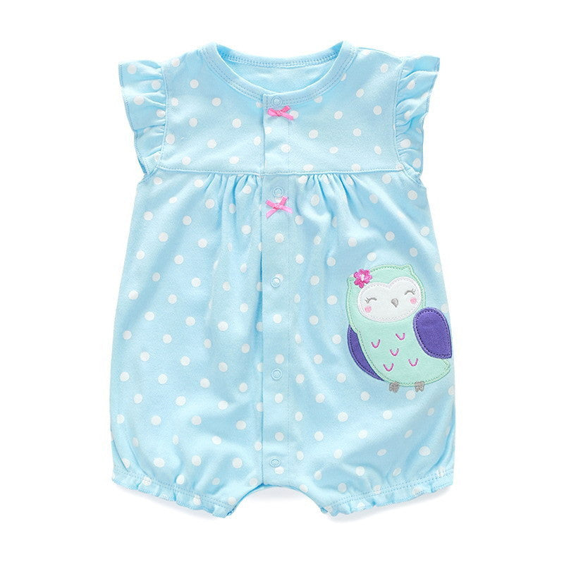 Baby Rompers Summer Baby Girls Clothing Cartoon Newborn Baby Clothes Short Sleeve Baby Girl Clothes Infant Jumpsuits - CelebritystyleFashion.com.au online clothing shop australia