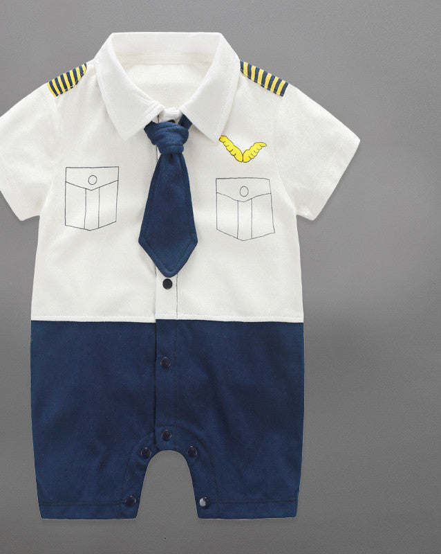 Baby Boys Rompers Summer Baby Boy Clothing Sets Roupas Bebes Short Sleeve Infant Baby Boy Jumpsuits Newborn Baby Clothes - CelebritystyleFashion.com.au online clothing shop australia