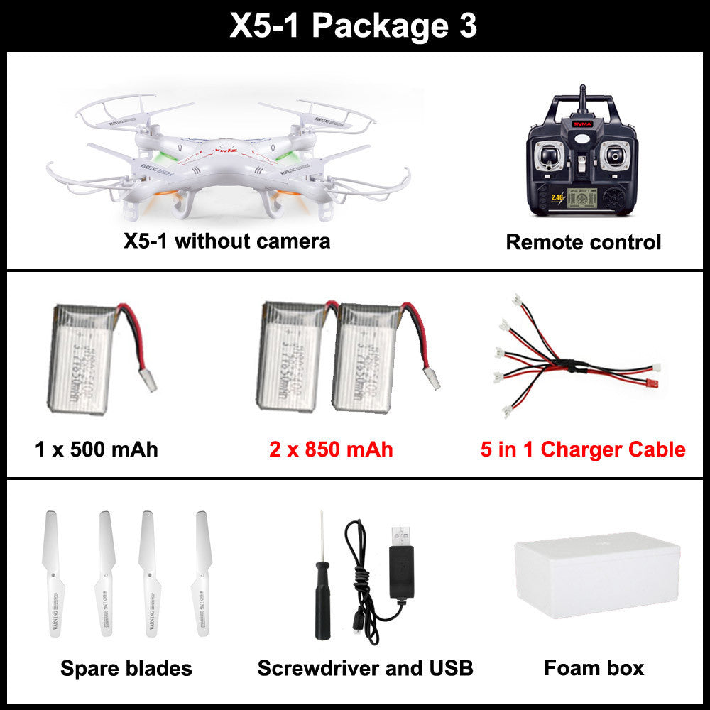 Quadcopter Drone With Camera Syma X5-1 rc helicopter dron no camera-Dollar Bargains Online Shopping Australia