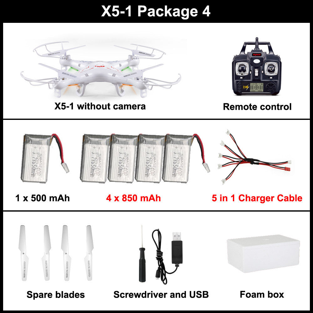 Quadcopter Drone With Camera Syma X5-1 rc helicopter dron no camera-Dollar Bargains Online Shopping Australia