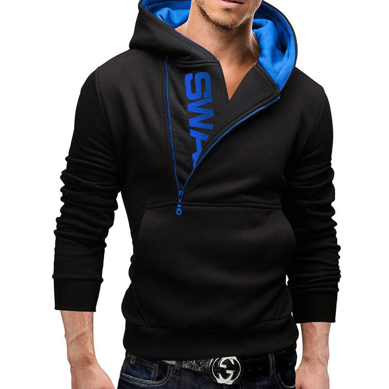 Fashion Slim Fit Casual Autumn & Winter Zipper Hoodies Men,Long Sleeved Pullover Sweatshirt Five Colors Men hoodies,W03 - CelebritystyleFashion.com.au online clothing shop australia