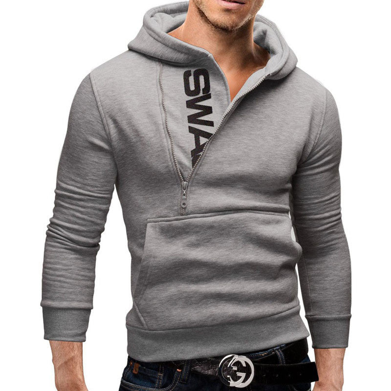 Fashion Slim Fit Casual Autumn & Winter Zipper Hoodies Men,Long Sleeved Pullover Sweatshirt Five Colors Men hoodies,W03 - CelebritystyleFashion.com.au online clothing shop australia