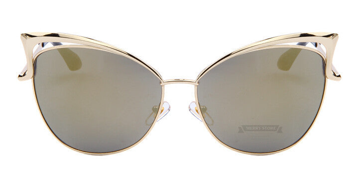 MERRY'S Fashion Women Brand Design Cat Eye Sunglasses Alloy Frame Women Luxury Cat Eye Sun Glasses - CelebritystyleFashion.com.au online clothing shop australia