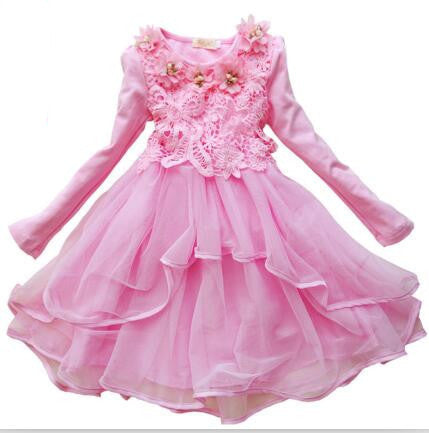 spring Girls cowboy dress 100% cotton dress babi Girls autumn dress kids girls dress 2 colors 1-2-3-4-5 Year-Dollar Bargains Online Shopping Australia