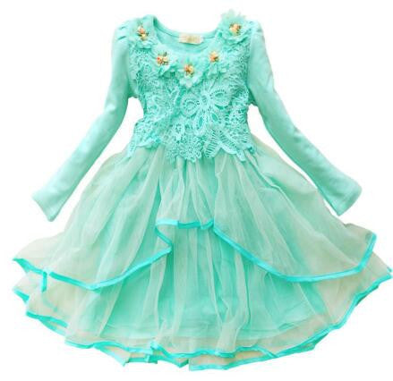 spring Girls cowboy dress 100% cotton dress babi Girls autumn dress kids girls dress 2 colors 1-2-3-4-5 Year-Dollar Bargains Online Shopping Australia