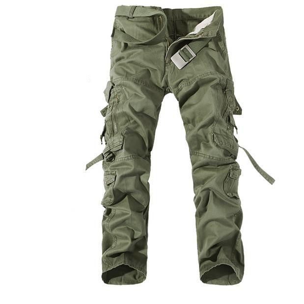 Men Cargo Pants army green grey black big pockets decoration Casual easy wash male autumn pants P1309-Dollar Bargains Online Shopping Australia